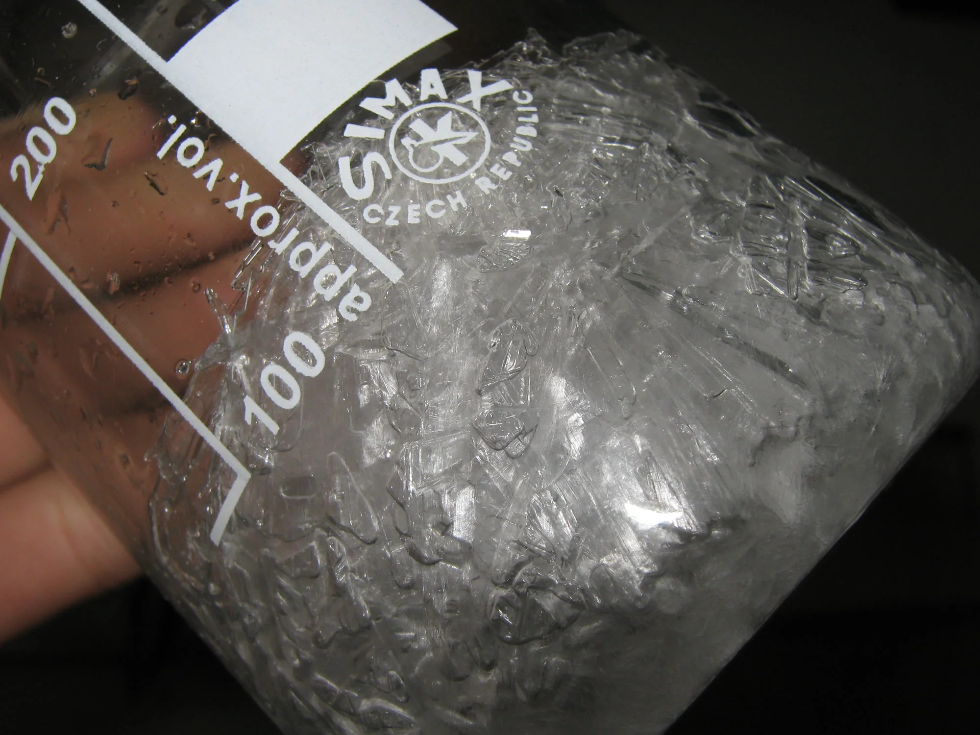 potassium nitrate crystals, 2008